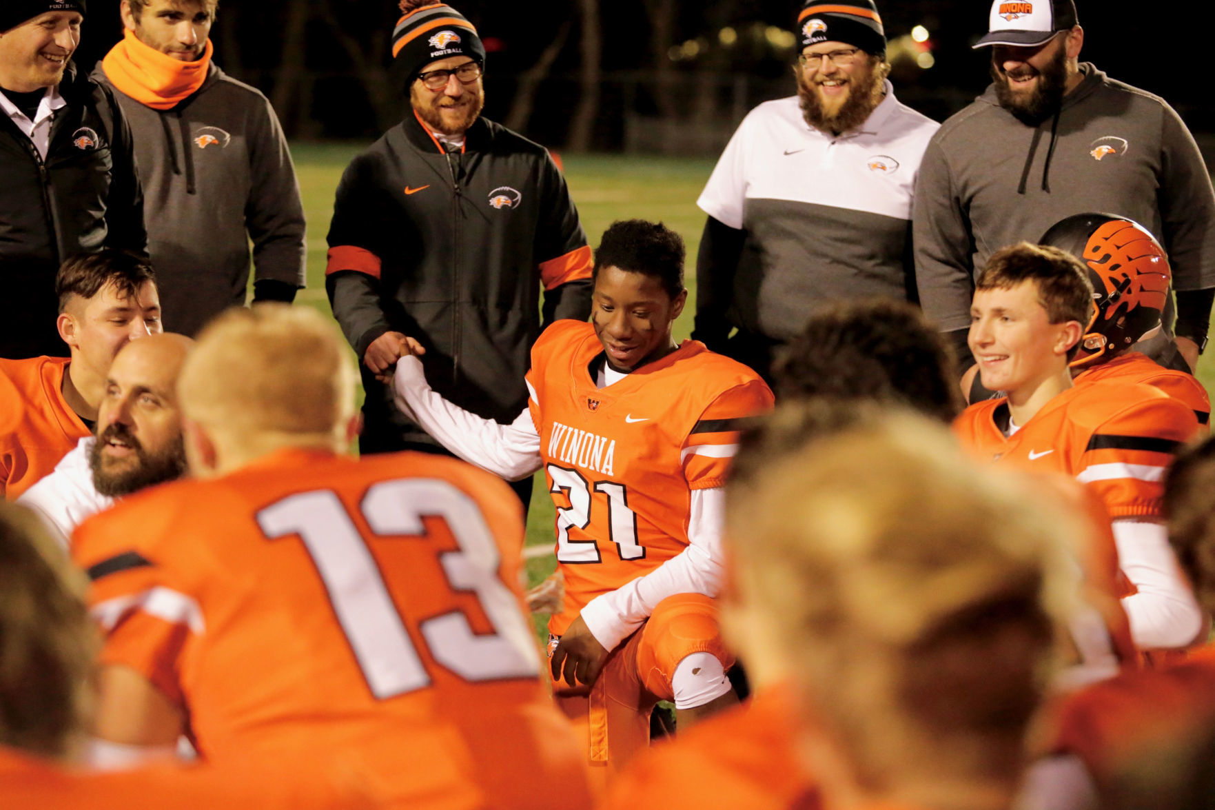 Winona Senior High School Football vs K-M